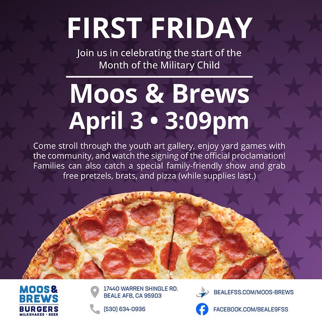 Join us for a very special First Friday as we kick off the Month of the Military Child!…