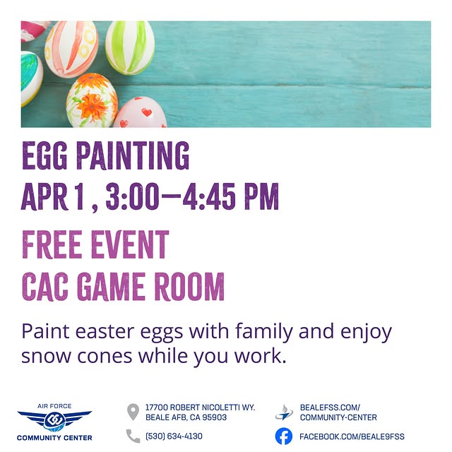 🥚 Get Hopping with Egg Painting!
Join us at the Community Center for a fun and festive…