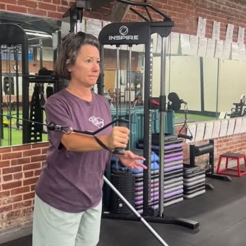 Today’s workout of the day is standing bilateral press to protraction. This exercise en…