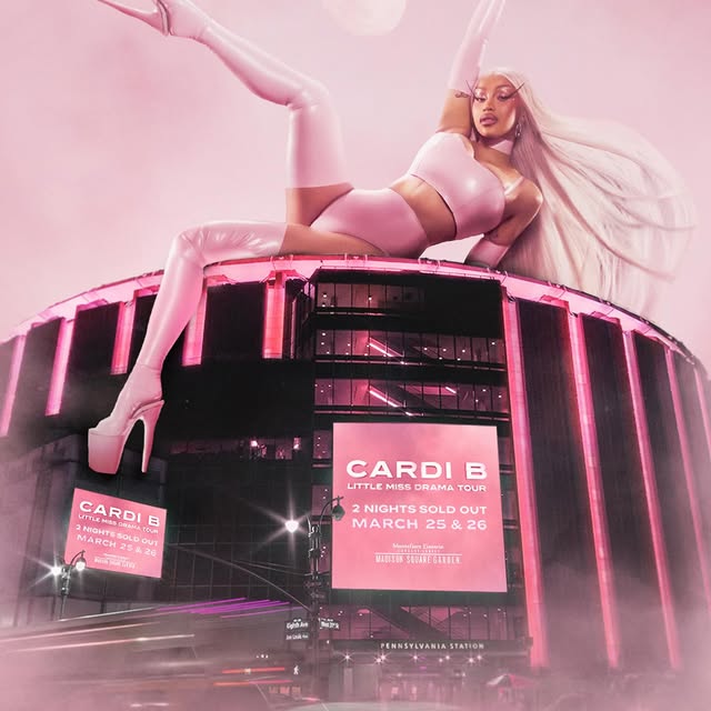 I know that’s right... 2 NIGHTS SOLD OUT start TONIGHT @iamcardib 💖