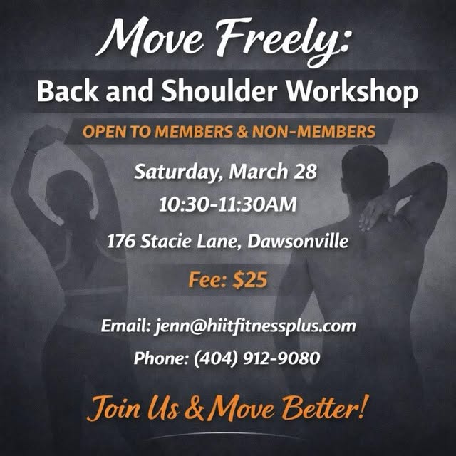 ⭐️Reminder⭐️
Movement workshop next Saturday- All are welcome!

Reach out to Jen or sig…