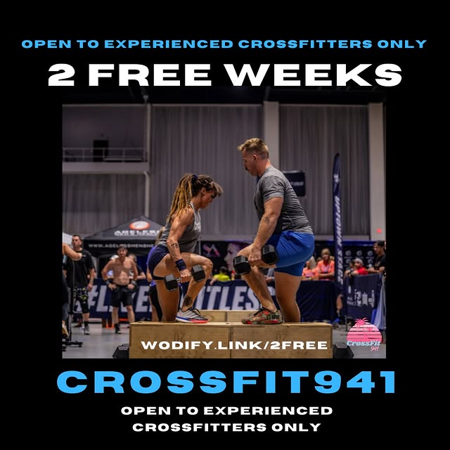 Go to https://wodify.link/2free to sign up for your two free weeks. Open to experienced…