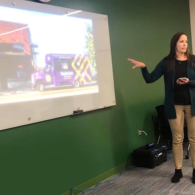 A special thank you to Anna, from North Fork Area Transit, for speaking to our Parkinso…