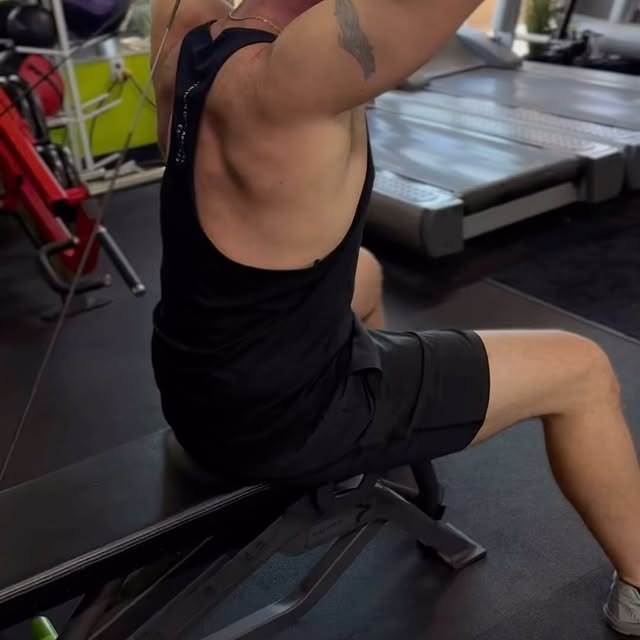Tricep extensions for lengthened position. I like the seated version without a backrest…