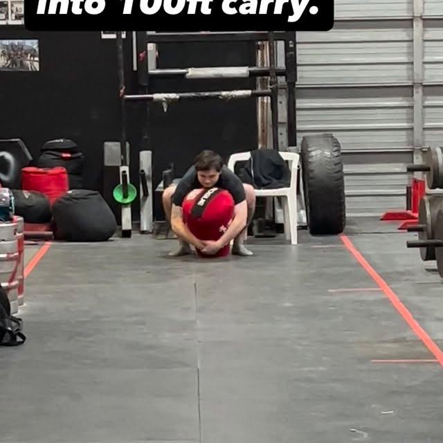 @daniellaudati showing his sandbag prowess.

Men want to be him and women want to be wi…