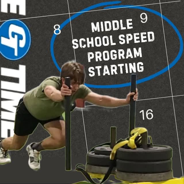 FAST STARTS HERE. ⚡️

Our Middle School Speed Program kicks off THIS MONDAY, and we are…