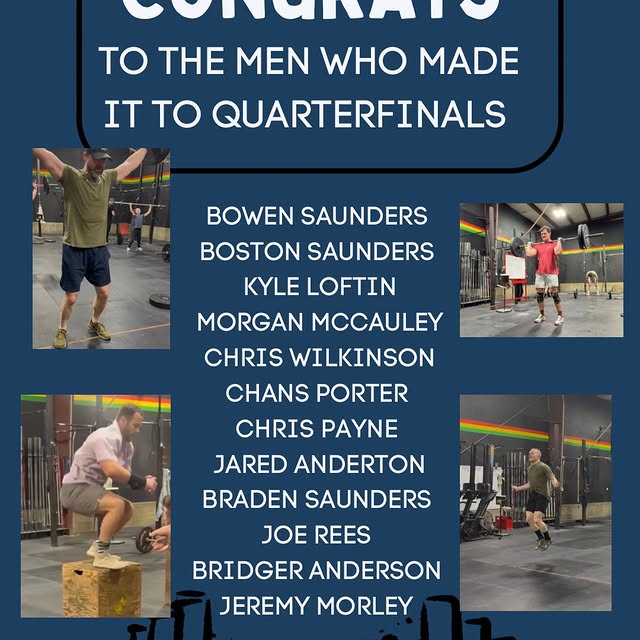 Congratulations to the men from our gym who made it to Quarterfinals! This took a lot o…