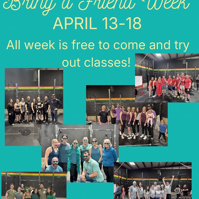 🌸 Bring a Friend Week 🌸 is almost here again! April 13-18 all classes are  free to co…