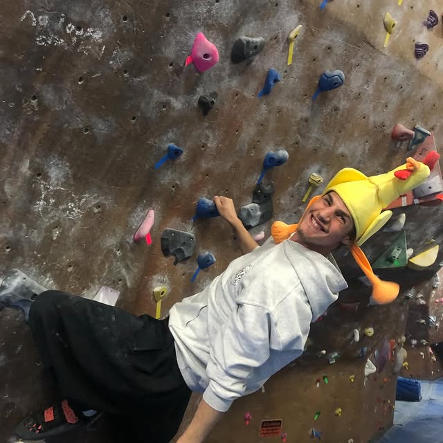 While the River Rock Challenge had its kick off yesterday, this climber decided to crea…
