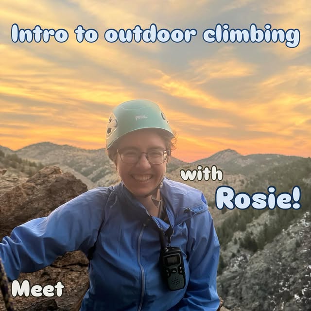 Rosie has been climbing indoors for almost 8 years and started regularly outdoor climbi…