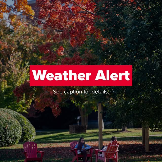 Due to the potentially severe weather conditions throughout the day, classes have been …