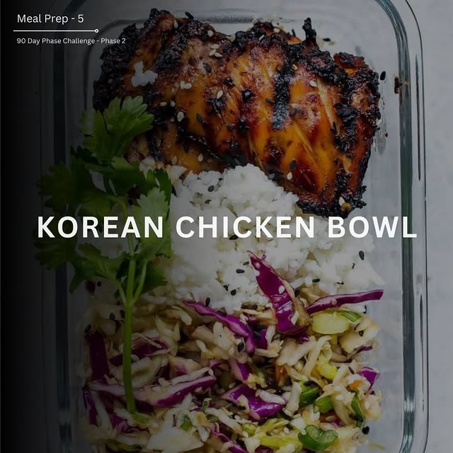 Wednesday Meal Prep - Korean Chicken Bowl 🫡

This looks SO good! Super high in protein…