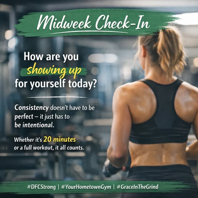 Hello Ladies!!!💪💚
Just a midweek check-in?  How are you showing up for yourself today…