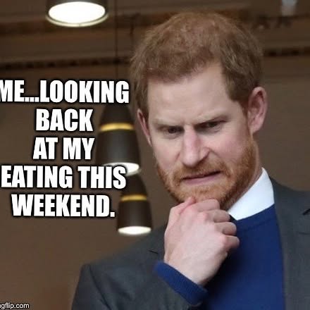 The weekends are typically where people that are trying to lose weight mess up there we…