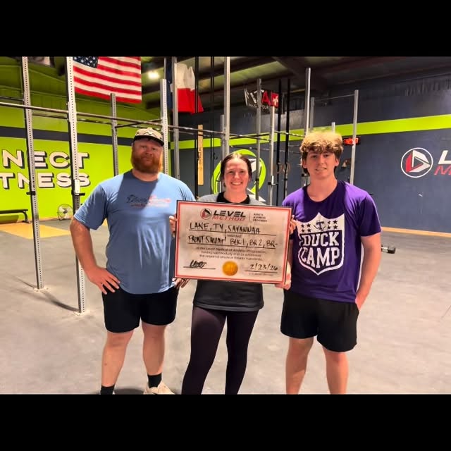 Front Squat level ups! #levelmethod #levelmethodtesting #levelup #levelmethodassessments #