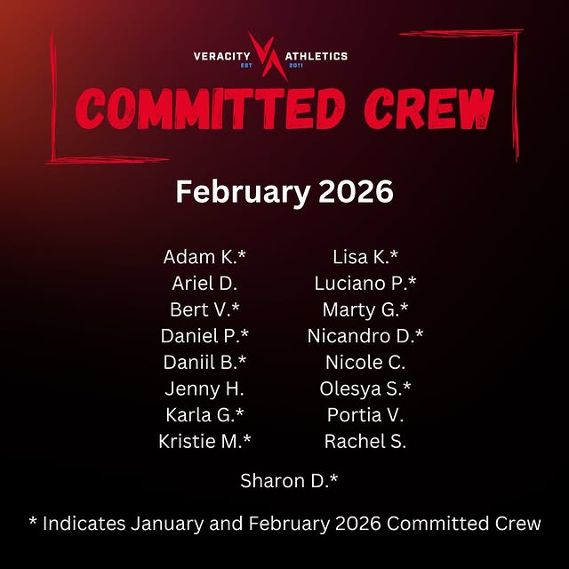 A COMMITTED CREW POEM FOR YOU 🏆✨🤩 In February our committed crew may have been short …