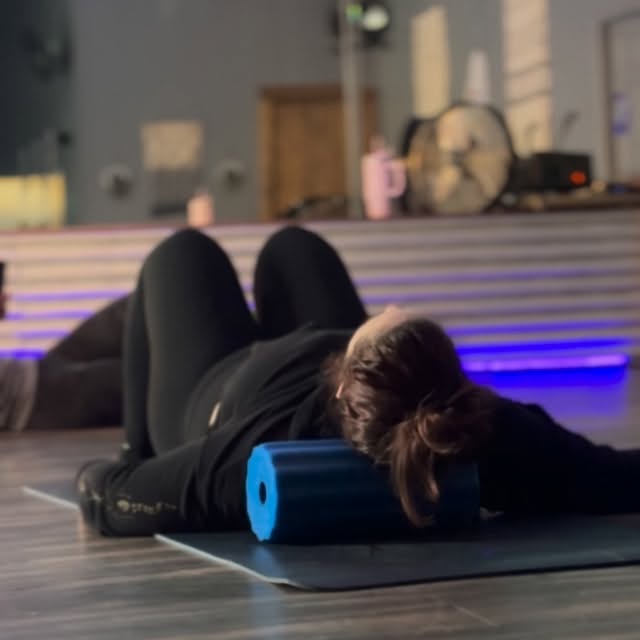 A little glimpse into our monthly Myofascial Release & Recovery Class today. You work h…