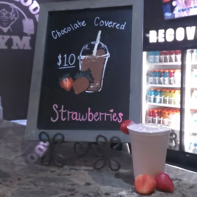 Smoothie of the month is here!!! This time it's going to be chocolate covered strawberr…