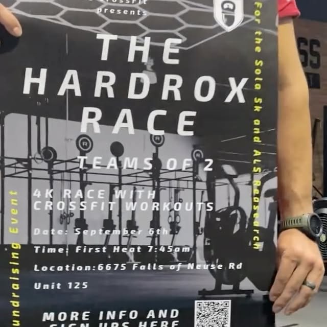 The Hardrox Race - United Fitness CrossFit ALS Fundraiser 
📍United Fitness CrossFit - …