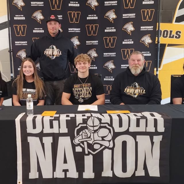 Shout-out to Wyatt for his recent signing to continue his academic and athletic career …