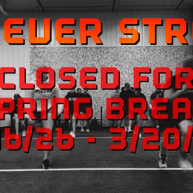 We will be closed next week for Spring Break (March 16th 2026 - March 20th 2026)

#Stro…