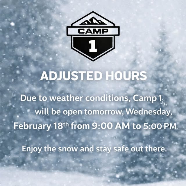 **PLEASE ADVISE**

Due to weather, road conditions, and snow removal we will be open fr…
