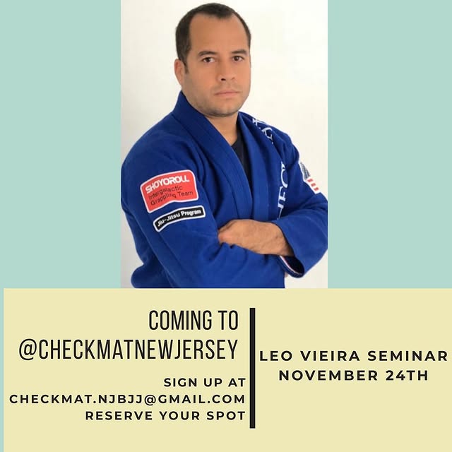 You don’t want to miss this seminar with 2x ADCC winner 5th degree black belt #leovieir…