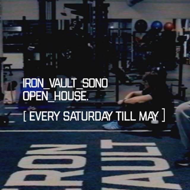 Starting THIS SATURDAY — OPEN HOUSE at IRON VAULT SONO.

Come experience the most iconi…