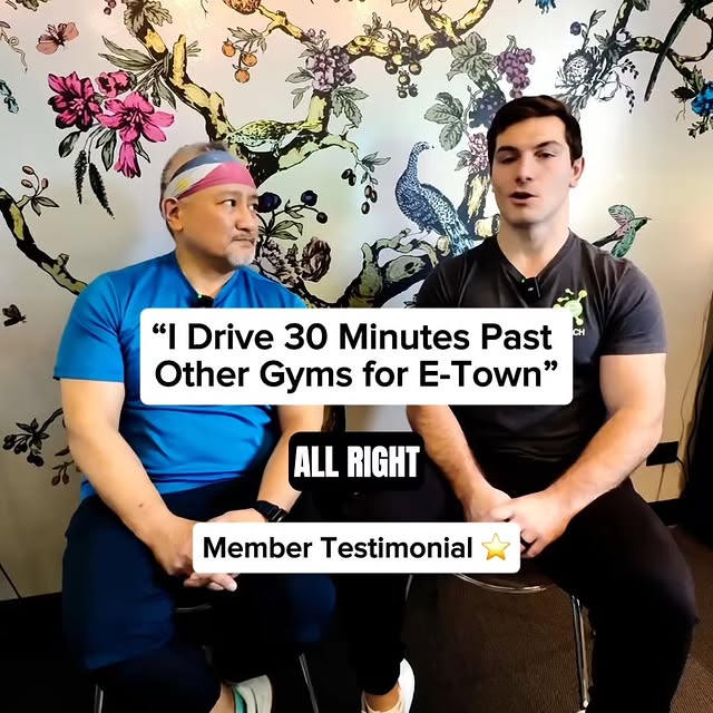 “I drive 30 minutes past other gyms just to come here.”

That’s all you need to hear.

…