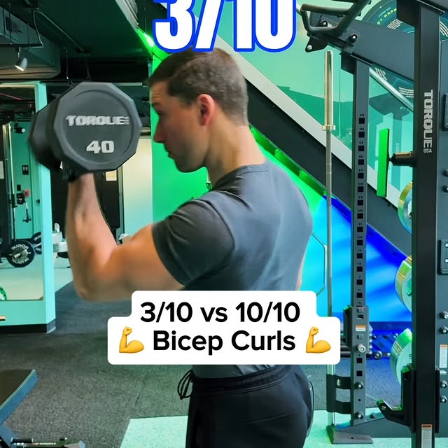 If you’re swinging the weight… you’re missing the point.

Slow it down, control it, and…