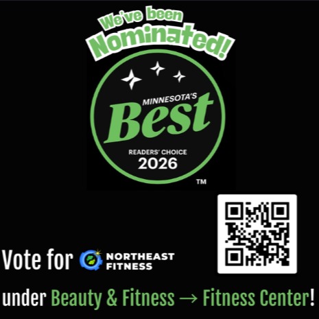 Last chance to vote for NE Fitness! Voting closes 2/25!
Vote for NE Fitness!
We've been…
