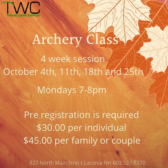 Space is limited call today. Open to members and non members.