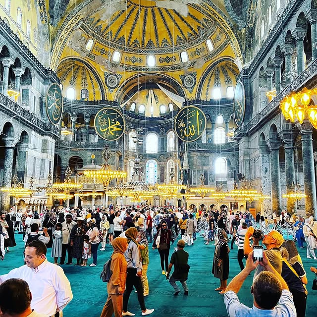 Hagia Sophia Grand Mosque #istanbul #turkey #mosque #beautiful #focus #travel #social #…