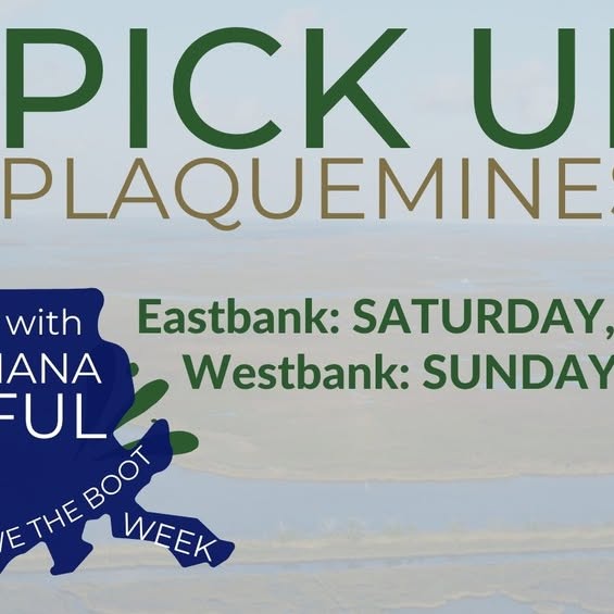 Join us in the litter fight and help Pick Up Plaquemines!

Litter is not a new problem …