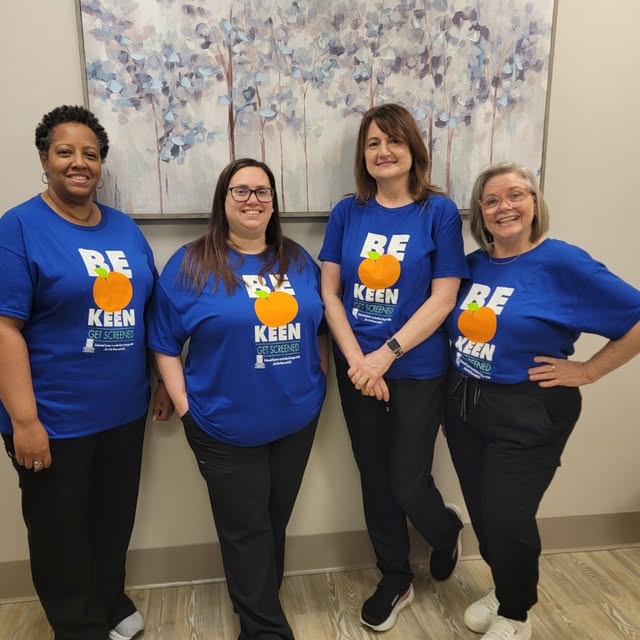 In honor of Dress in Blue Day, our team is raising awareness for Colorectal Cancer Awar…