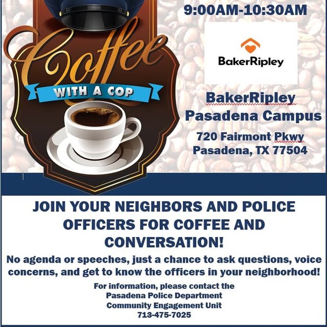 Start your morning with a warm cup of coffee and engaging conversation and join Pasaden…