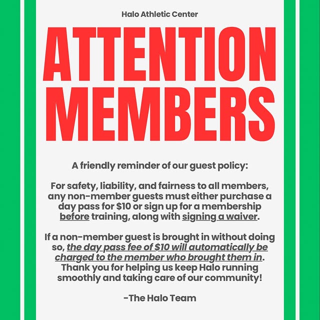 Just a friendly reminder of our guest policy, especially with friends and family gather…