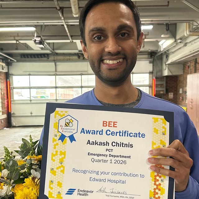 Congratulations to Endeavor Health Edward Hospital's Aakash Chitnis, Emergency Departme…