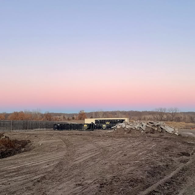 The house and barn are gone! #excitedforwhatthefutureholds #cxiscoming