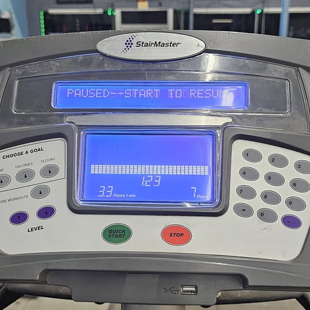 Stairmaster up and running! Come and get your steps in and bring a friend so they can g…