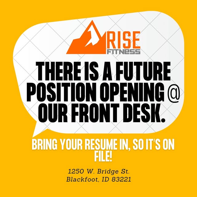 Bring in your resume!