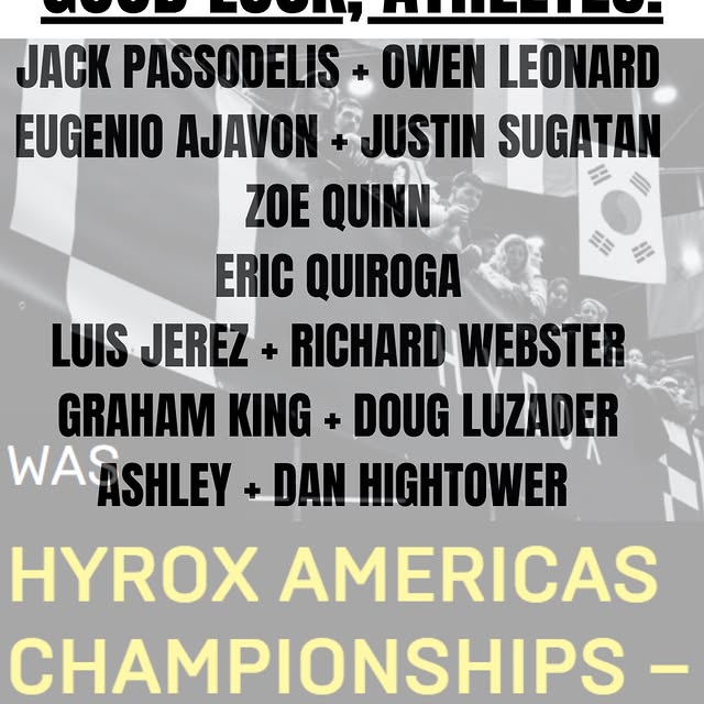 UAC Athletes — it’s go time. 💥

This weekend, our crew is taking on the HYROX Americas…