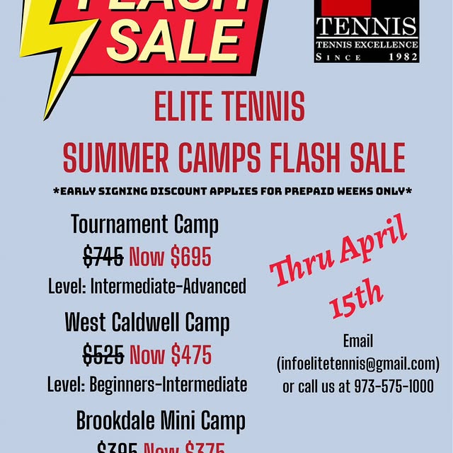 #summercamp2026 #tennis #brookdaleparknj #westcaldwellnj #montclairnj