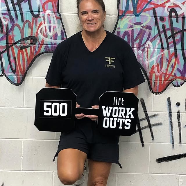 We have some milestones to celebrate!!!! Lisa Whitt - 500 WORKOUTS!! 
Karen Woolem - 10…