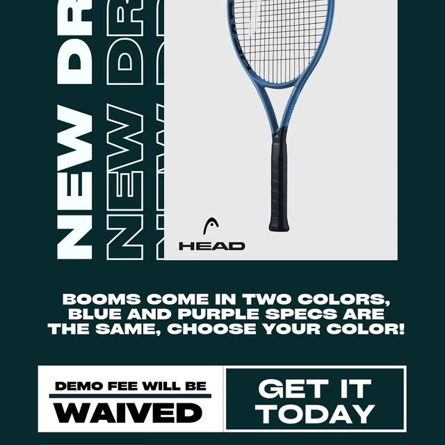 Thinking about upgrading your racquet? Now’s the perfect time to try one. Demo fees are…