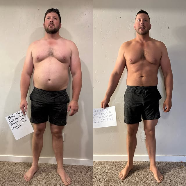 Lincoln, an online nutrition only client making a great progression over an 8 week chal…