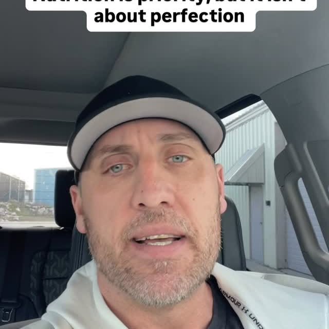 It is about nutrition, but not about always being perfect on your plan. Having a plan i…