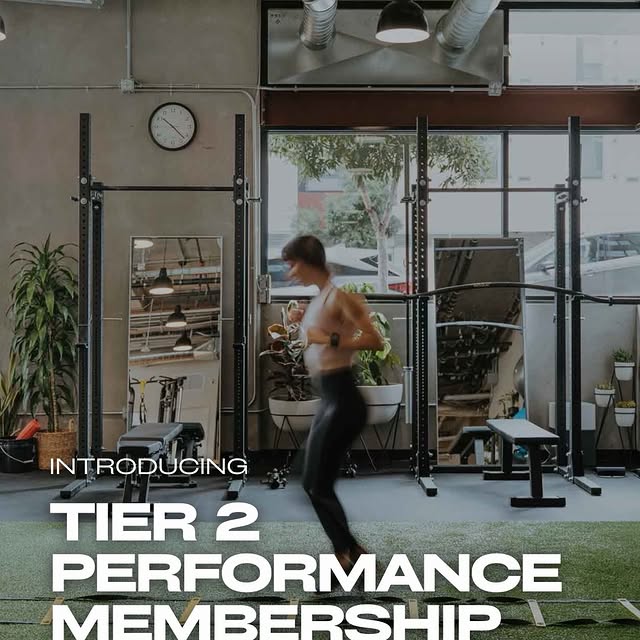 More than a gym membership.

Our Tier 2 Performance Membership is built for those who w…