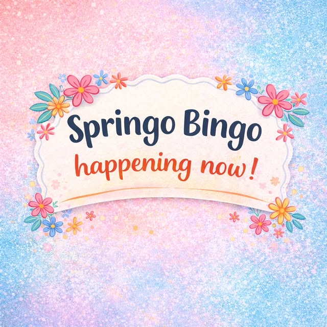 Springo Bingo is happening now 🌸

Take classes, get stamped, and start checking off yo…