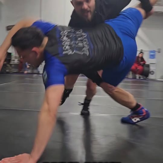 Coach Kole and Coach @kriscoya 
Run Wrestling Class Sundays at 3pm!

Get in here Wrestl…